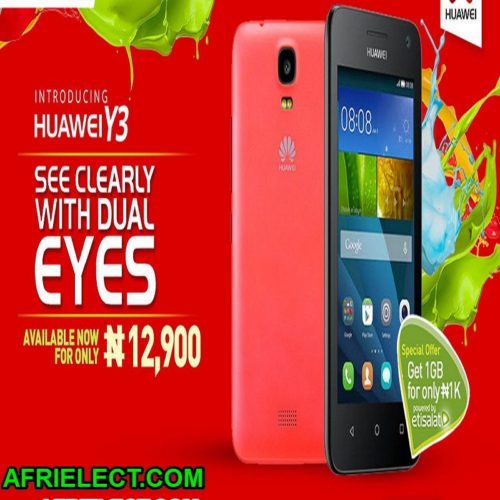 Huawei Y3 Smartphone Specifications And Price