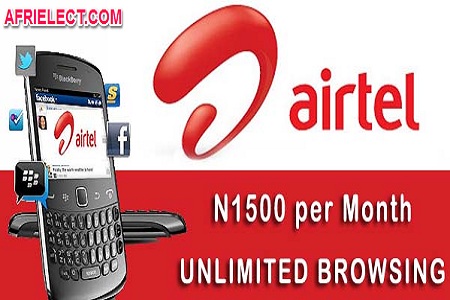 Airtel Unlimited Blackberry Plan, Get 3GB for N1500; Works on Android and PC