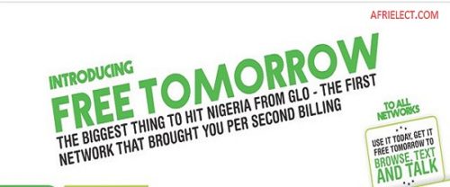 Glo Free Tomorrow Plan Gives You Unlimited Free Airtime