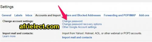 Change Gmail Password Easily