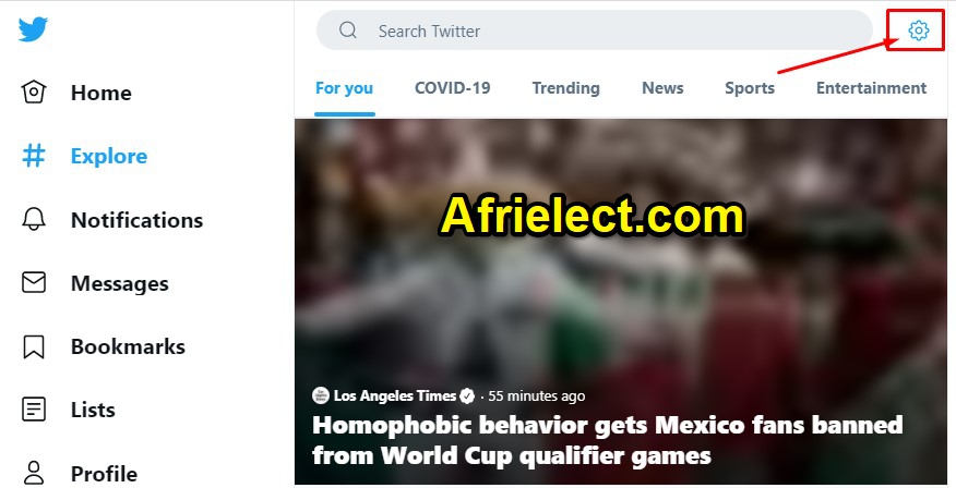 How to change Twitter Trends Location