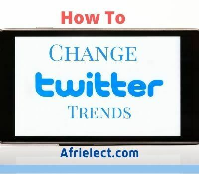 How To Change Twitter Trends Location