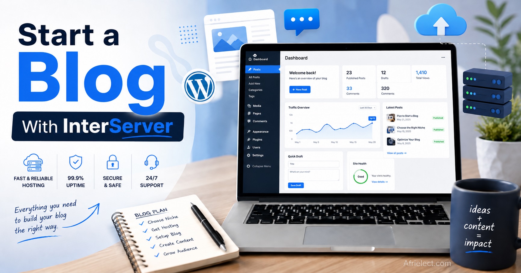 How To Start a Blog With InterServer Web Hosting: Complete Beginner Guide
